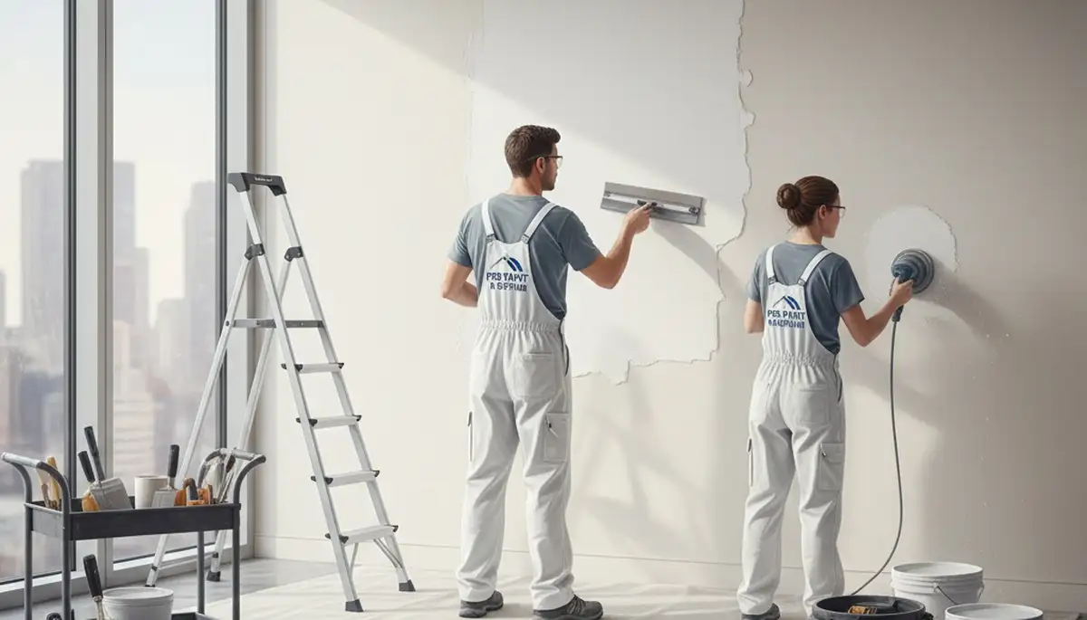 Seattle, WA drywall repair by Seattle Paint Pros for cracks, moisture damage, and smooth wall finishing