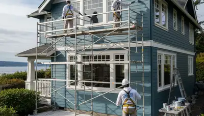 Seattle, WA painters providing professional interior and exterior painting services
