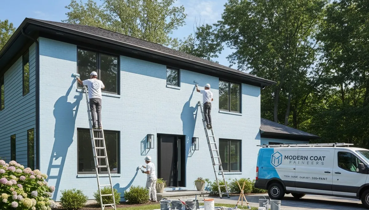 Seattle, WA exterior house painting by Seattle Paint Pros protecting homes from rain and moss