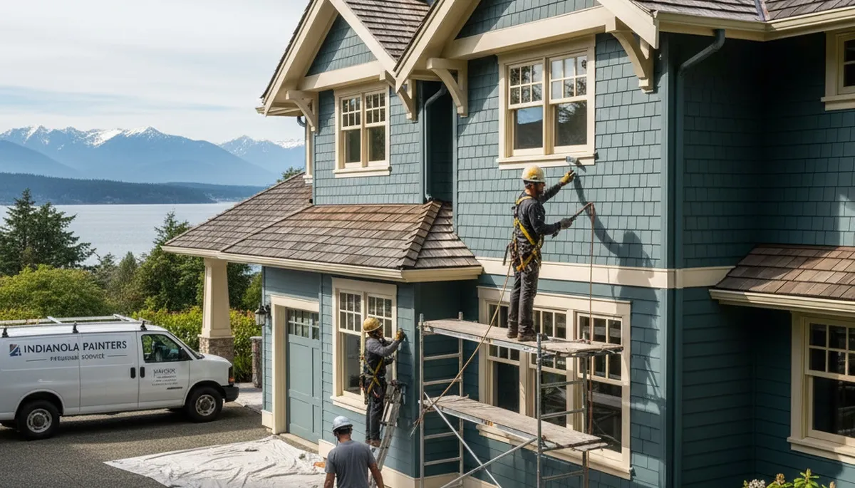Painting contractor in Seattle, WA delivering professional interior and exterior house painting services