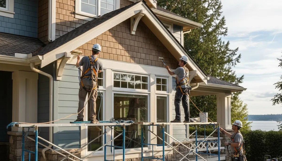 Seattle, WA painting contractor providing professional interior and exterior painting services