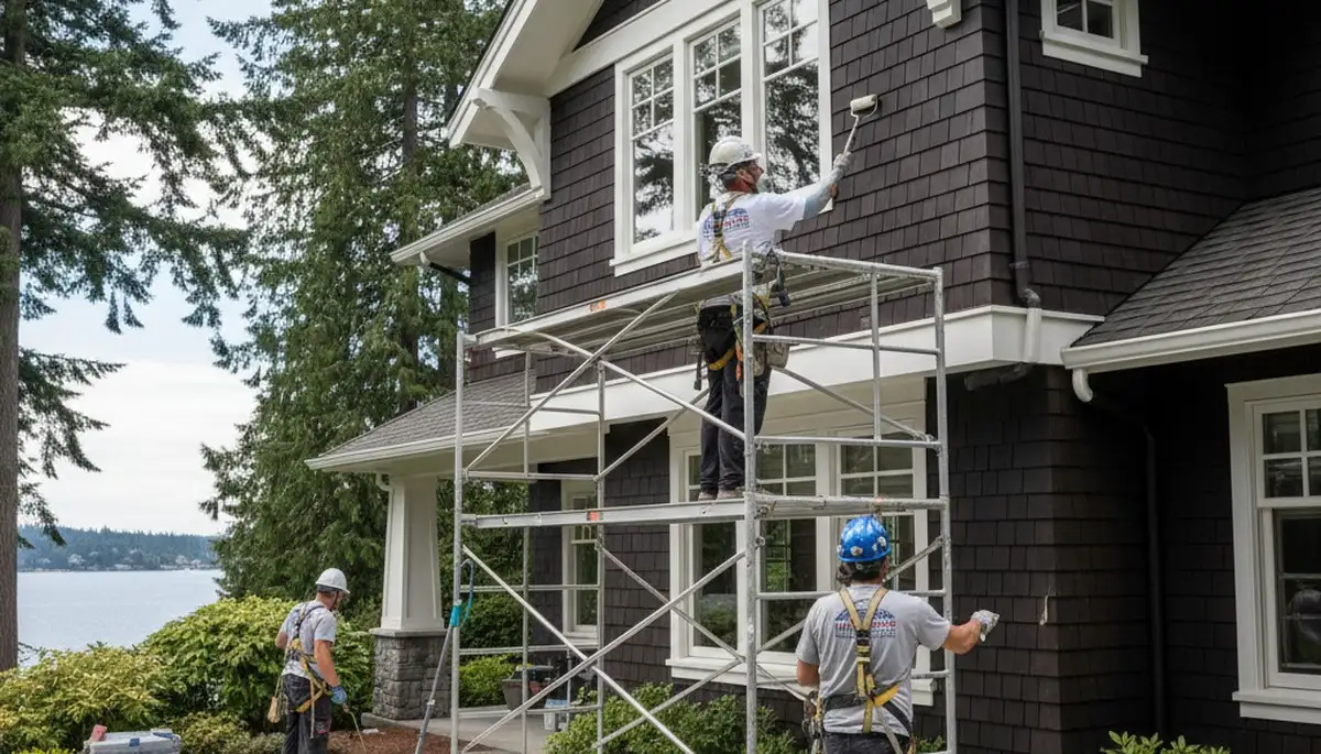 Seattle, WA painting contractor providing professional interior and exterior painting services