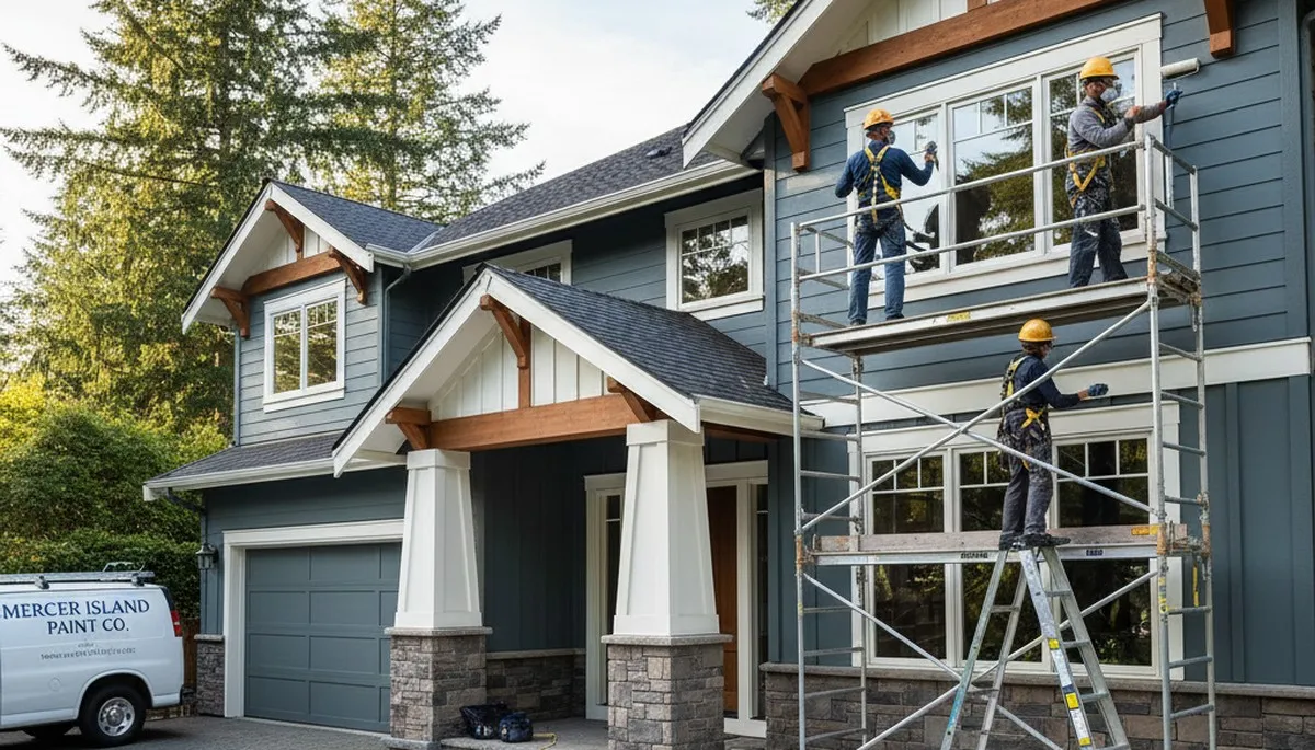Seattle, WA painting contractor providing professional interior and exterior painting services