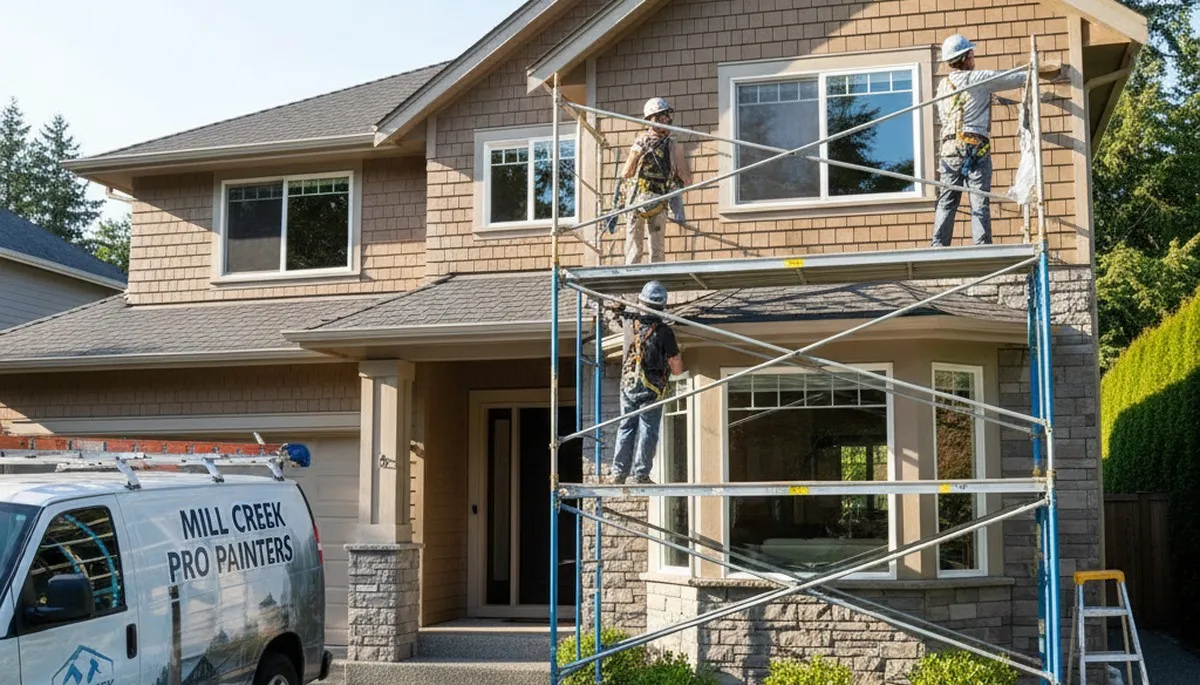 Seattle, WA painting contractor providing professional interior and exterior painting services