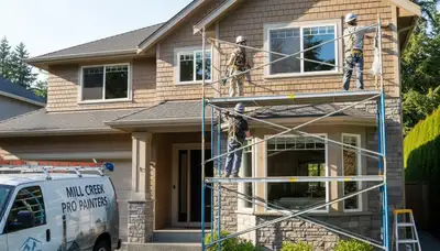 Seattle, WA painting contractor providing professional interior and exterior painting services