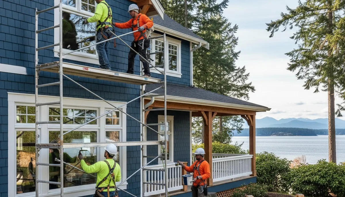 Seattle, WA painting contractor providing professional interior and exterior painting services