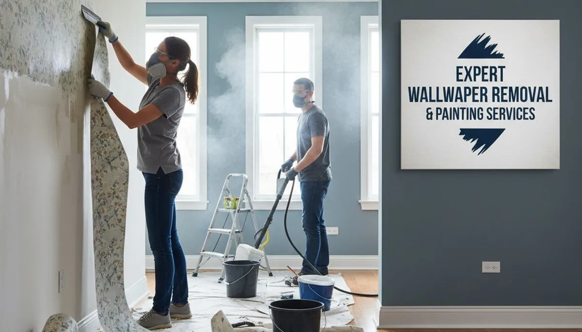 Seattle, WA wallpaper removal by Seattle Paint Pros for clean, careful wall prep